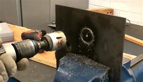 cut round hole in sheet metal|lightening holes in sheet metal.